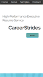 Mobile Screenshot of careerstrides.com