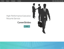 Tablet Screenshot of careerstrides.com